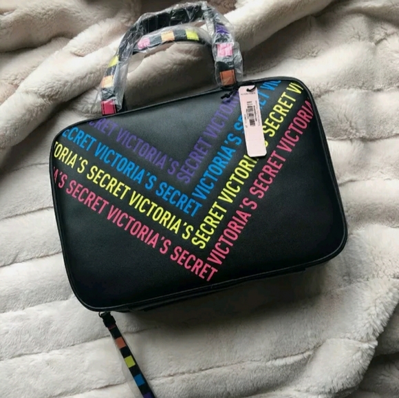 Victoria's Secret Rainbow Jetset Travel Makeup Bag - Picture 5 of 10